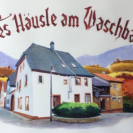 Altes Haeusle Am Waschbach-Weinberg Apartment Edenkoben Exterior foto